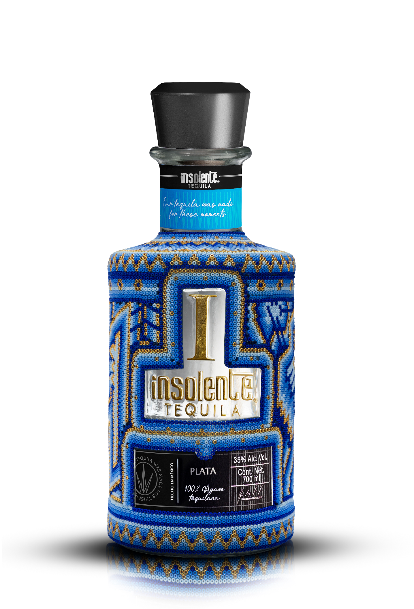 TEQUILA INSOLENTE PLATA HUICHOL