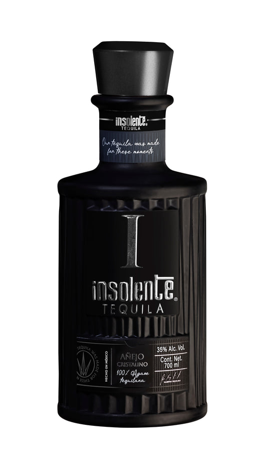 TEQUILA INSOLENTE AÑEJO CRISTALINO