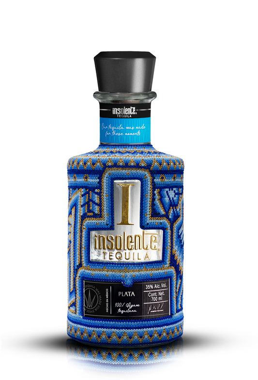 TEQUILA INSOLENTE PLATA HUICHOL
